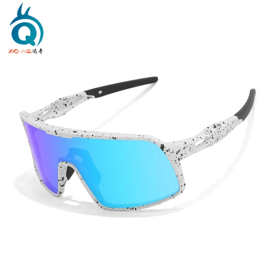 성인 낚시 안경 컬러 미러 렌즈 100% UV400 차단 스포츠 선글라스 편광